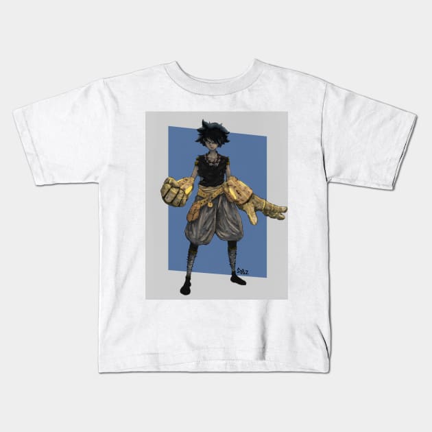 Funky Cyborg Kids T-Shirt by Sopzz